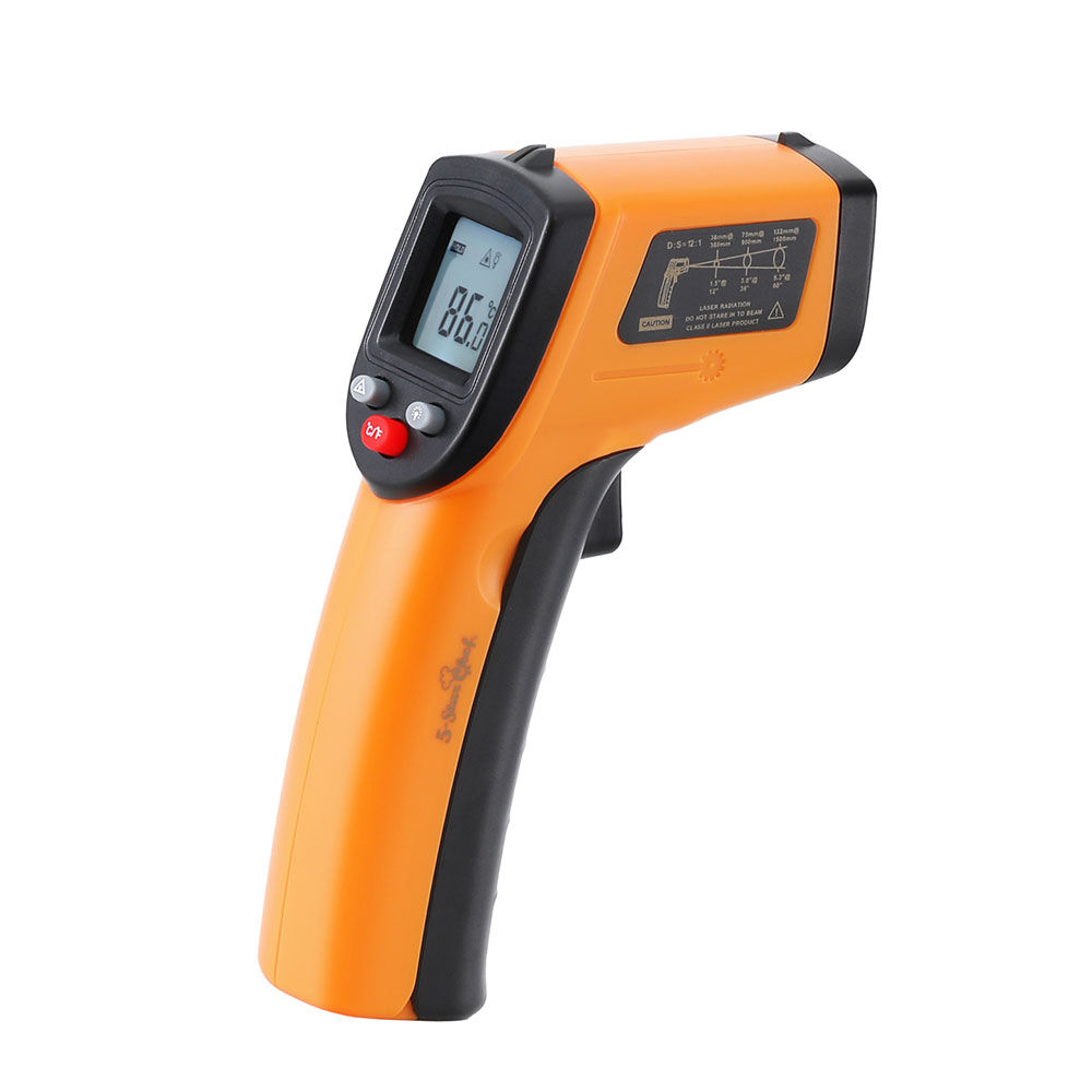 5-star Chef Laser Infrared Thermometer Food Digital Temperature Gun Smoker Pizza BBQ 5-star Chef Laser Infrared Thermometer Food Digital Temperature Gun Smoker Pizza BBQ