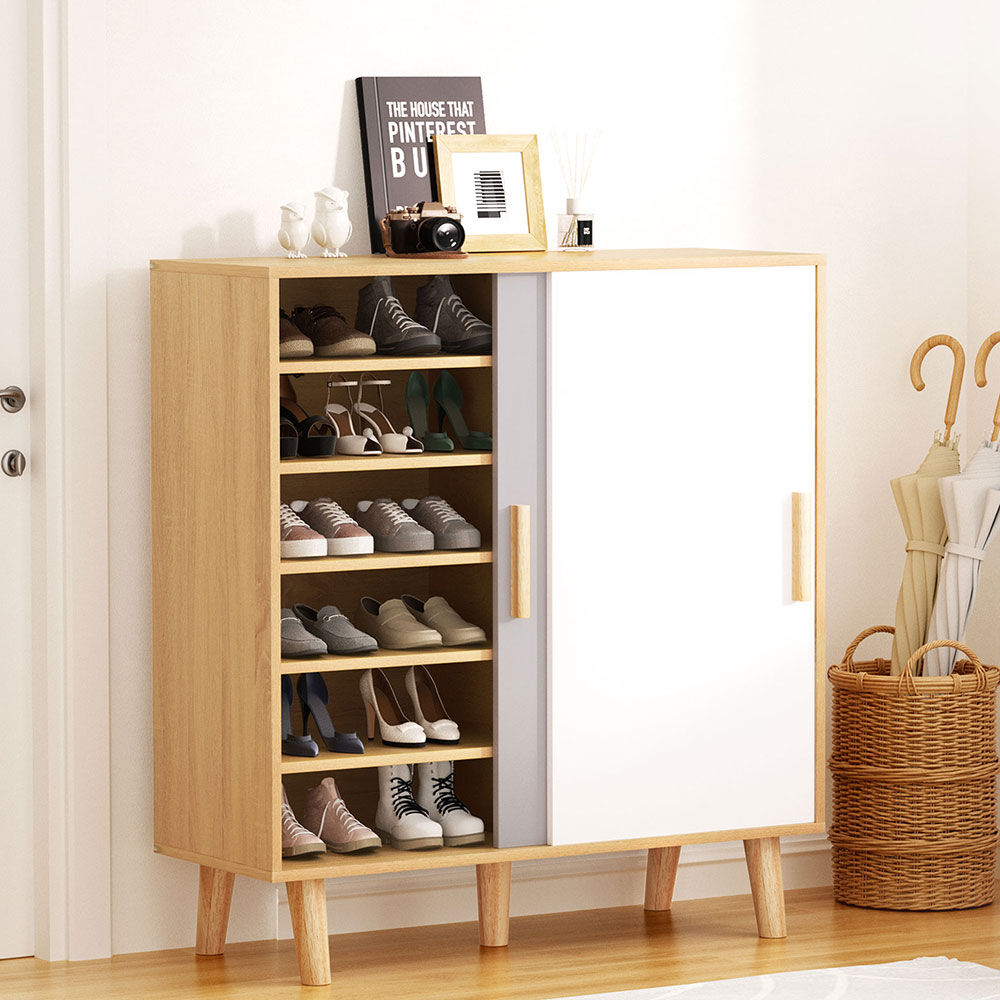 Shoe Cabinet 30 Pairs Sliding Doors Shoe Cabinet 30 Pairs Sliding Doors