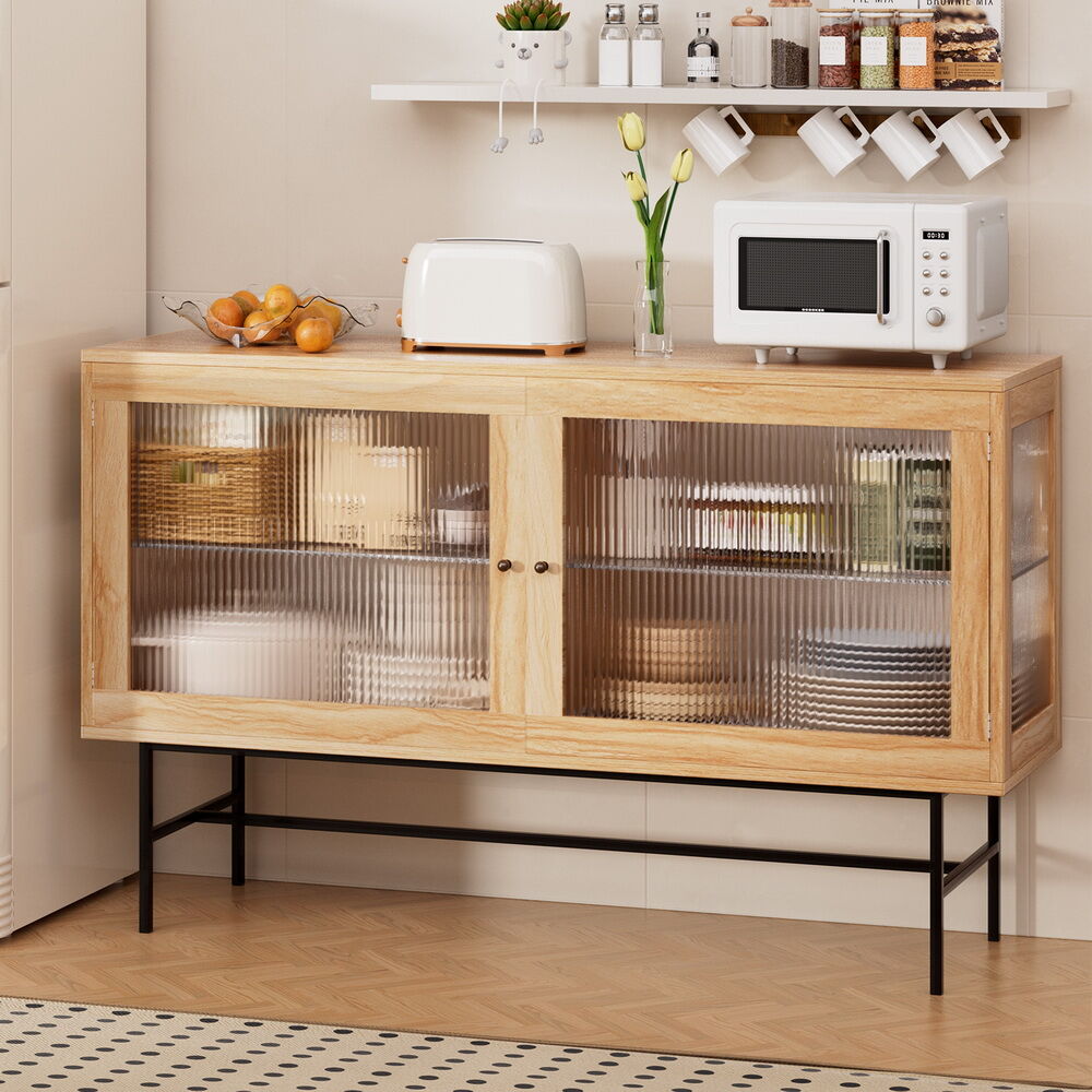 Buffet Sideboard Double Doors - Oak Buffet Sideboard Double Doors - Oak