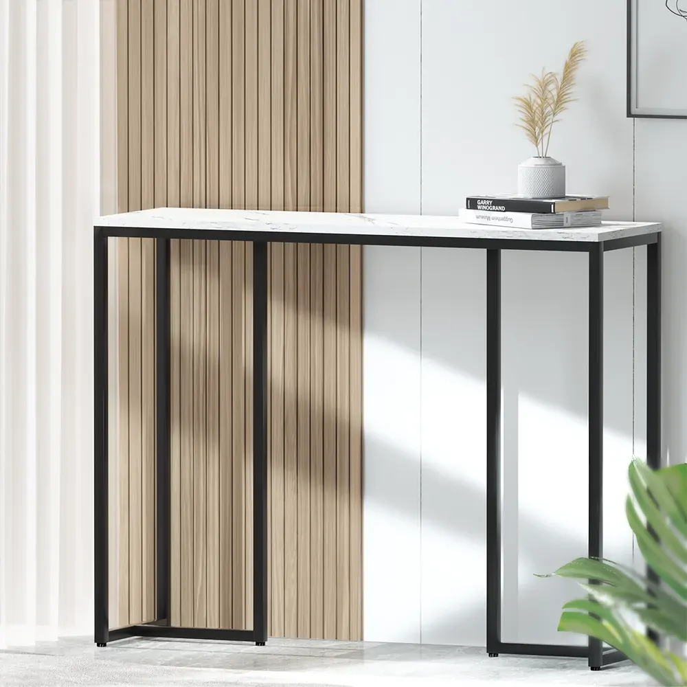 Console Table Marble Effect Frenisha Console Table Marble Effect Frenisha