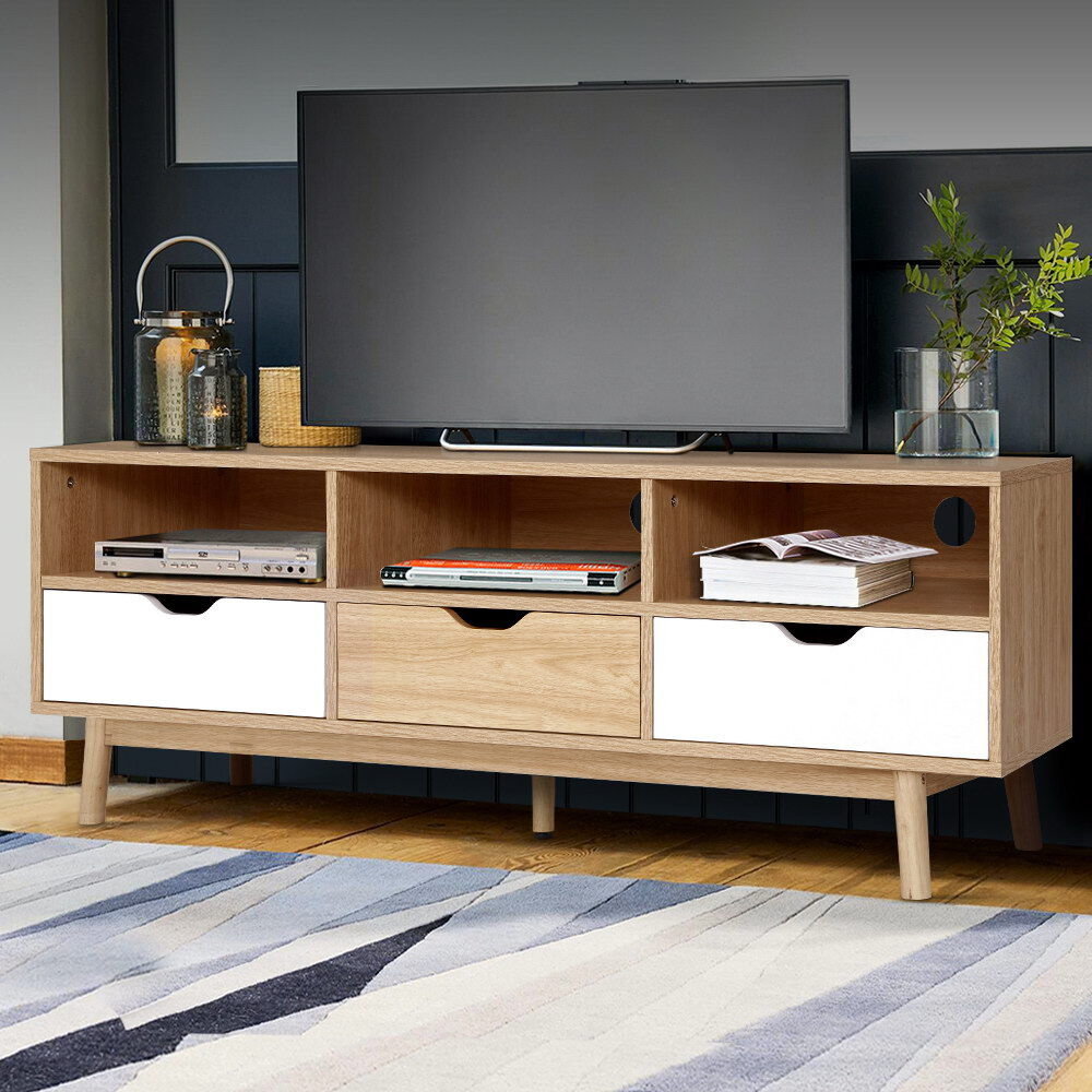 Neston TV Cabinet Entertainment Unit Stand Wooden Storage 140cm Scandinavian Neston TV Cabinet Entertainment Unit Stand Wooden Storage 140cm Scandinavian