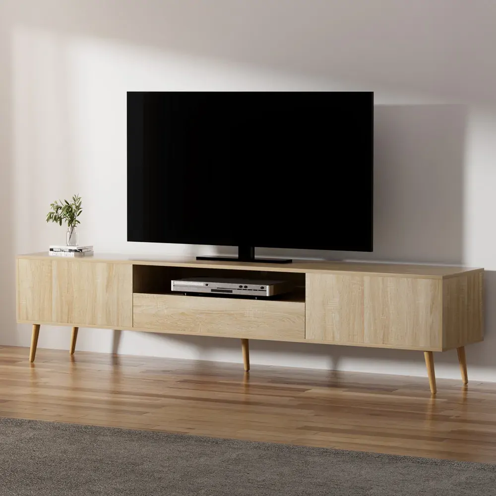 Entertainment Unit Alex TV Cabinet Storage Drawers 200CM Entertainment Unit Alex TV Cabinet Storage Drawers 200CM