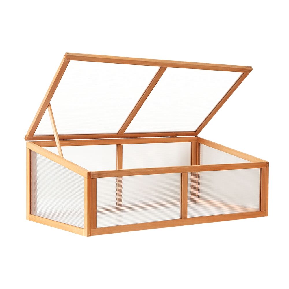 Green Fingers Garden Bed 110x58x42cm Wooden Planter Box Raised Container Growing Green Fingers Garden Bed 110x58x42cm Wooden Planter Box Raised Container Growing