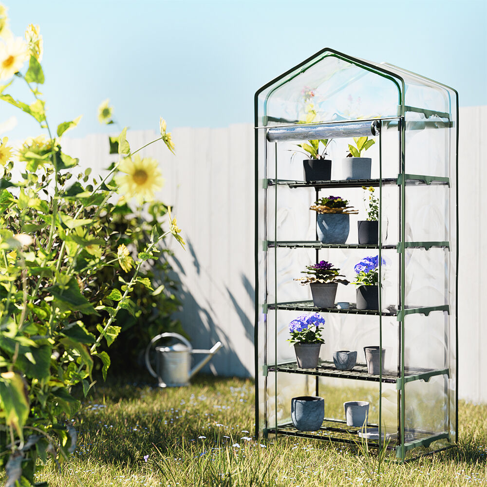 Mini Greenhouse Garden Shed Green House Tunnel Plant Storage Flower 189cm Mini Greenhouse Garden Shed Green House Tunnel Plant Storage Flower 189cm