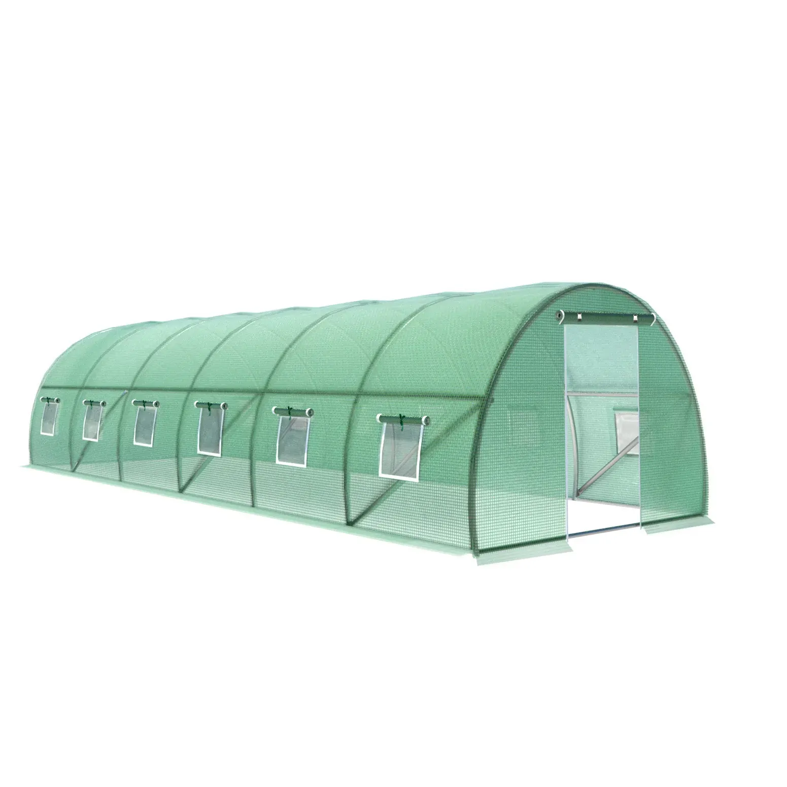 Greenfingers Greenhouse Walk in Green House Tunnel Plant Garden Shed Dome 9x3x2M Greenfingers Greenhouse Walk in Green House Tunnel Plant Garden Shed Dome 9x3x2M