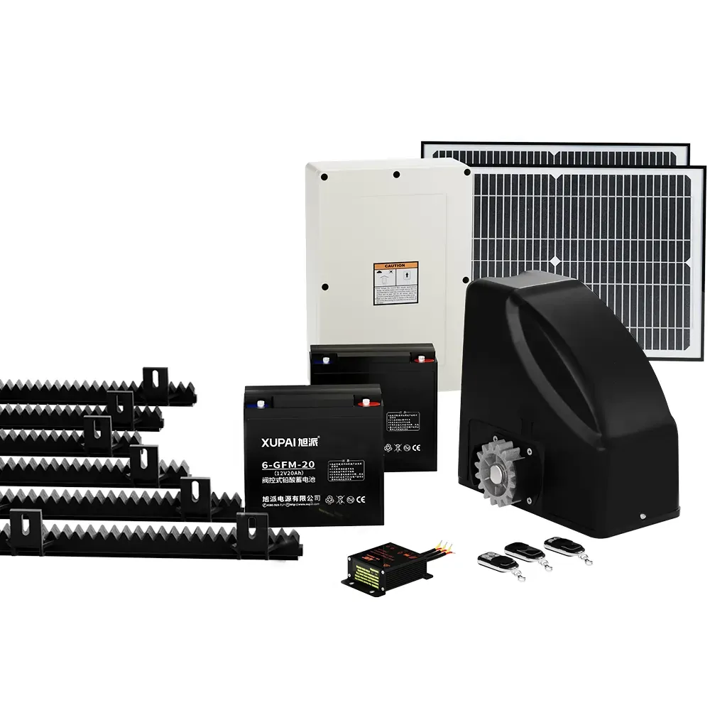 Automatic Sliding Gate Opener Kit 40W Full Solar Electric 6M 600KG Automatic Sliding Gate Opener Kit 40W Full Solar Electric 6M 600KG