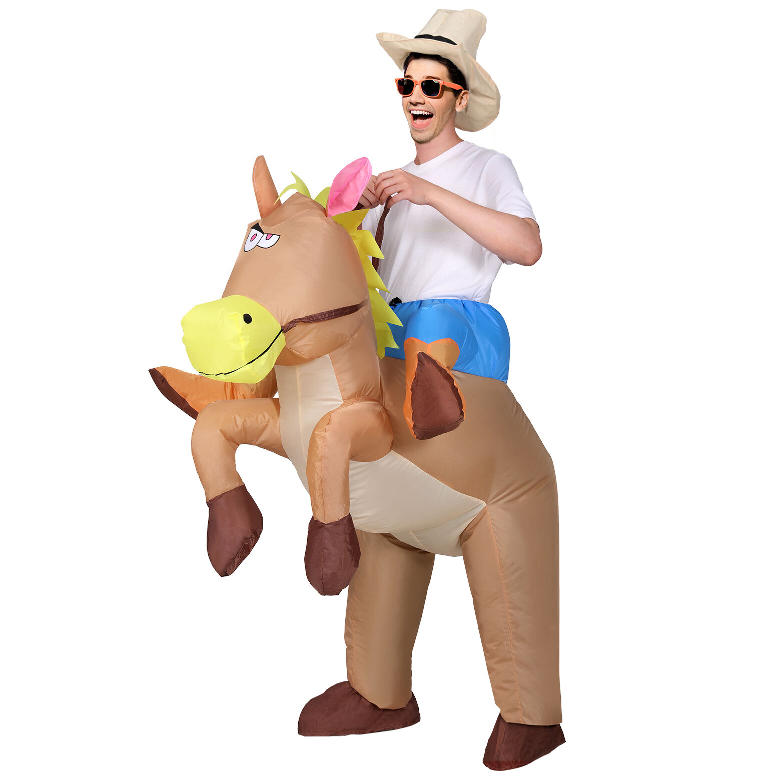 Inflatable Cowboy Costume Adult Suit Blow Up Party Fancy Dress Halloween Cosplay Inflatable Cowboy Costume Adult Suit Blow Up Party Fancy Dress Halloween Cosplay