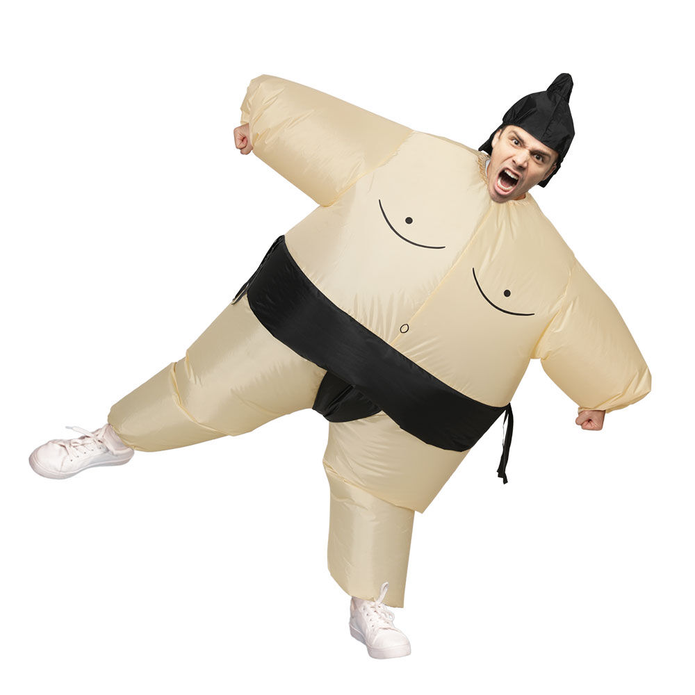 Inflatable Sumo Costume Adult Suit Blow Up Party Fancy Dress Halloween Cosplay Inflatable Sumo Costume Adult Suit Blow Up Party Fancy Dress Halloween Cosplay