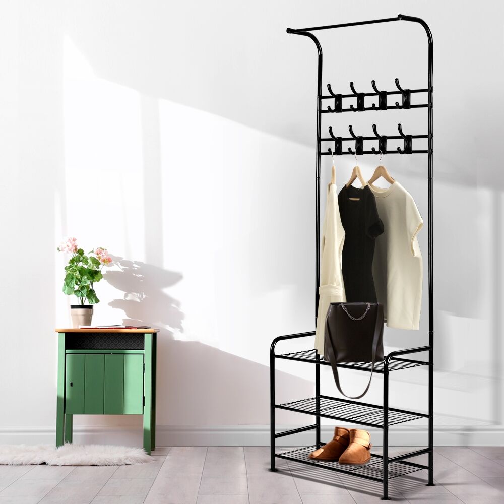 Artiss Clothes Rack Airer Coat Stand 179cm Hanger Rail Closet Artiss Clothes Rack Airer Coat Stand 179cm Hanger Rail Closet