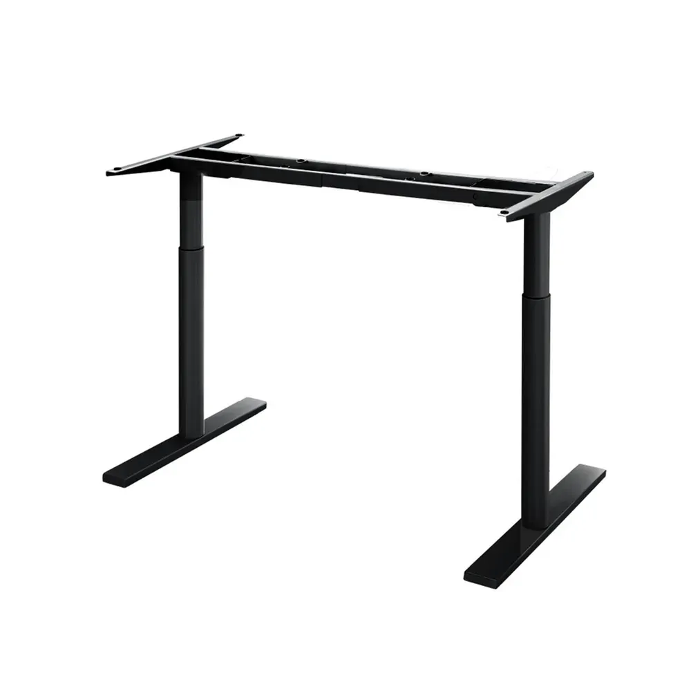 Standing Desk Sit Stand Motorised Adjustable Frame Only Dual Motor Black Standing Desk Sit Stand Motorised Adjustable Frame Only Dual Motor Black