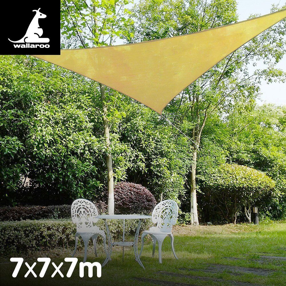 Wallaroo Triangle Shade Sail - Sand Wallaroo Triangle Shade Sail - Sand