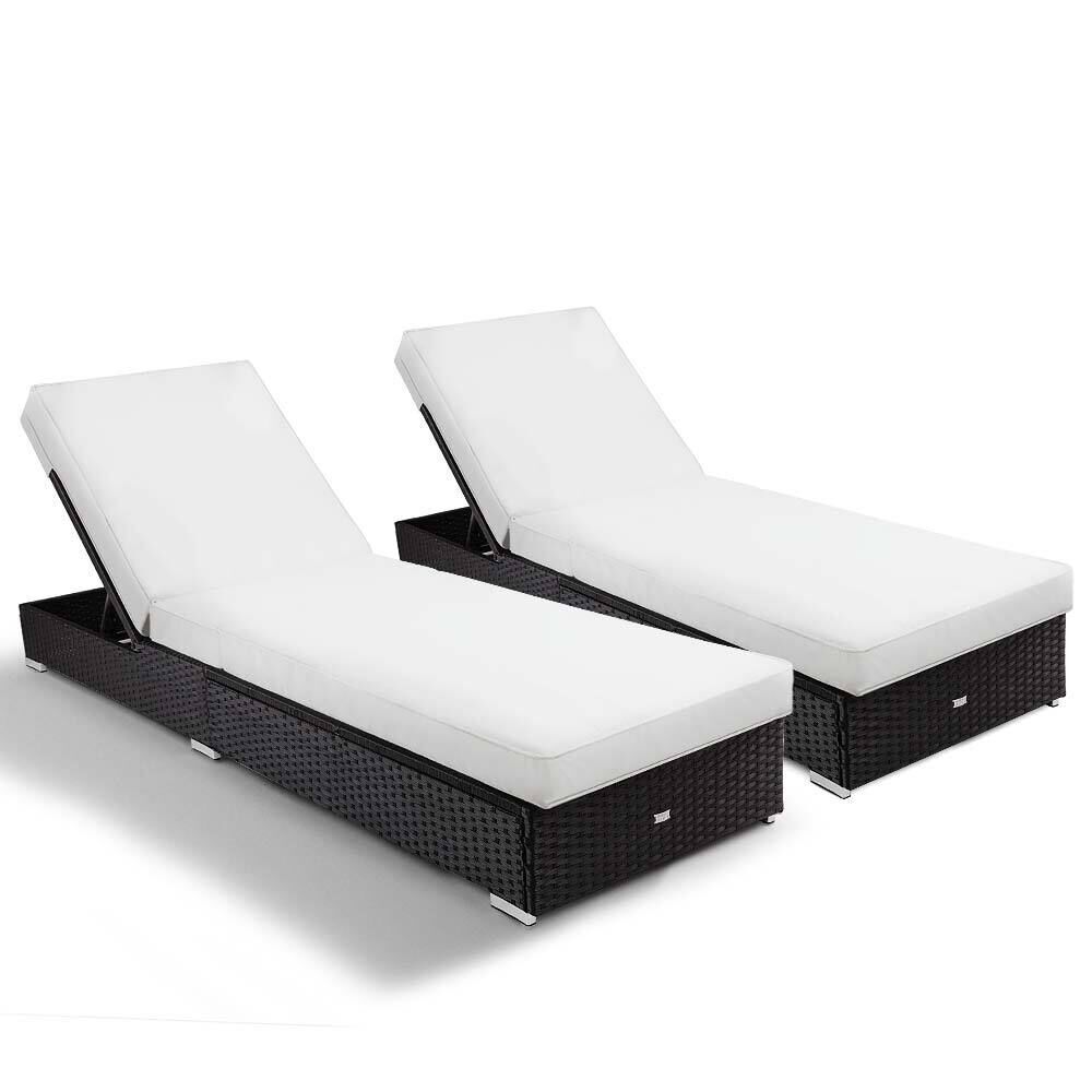 LONDON RATTAN Wicker Premium Outdoor Sun Lounge Pool Furniture Bed. LONDON RATTAN Wicker Premium Outdoor Sun Lounge Pool Furniture Bed.