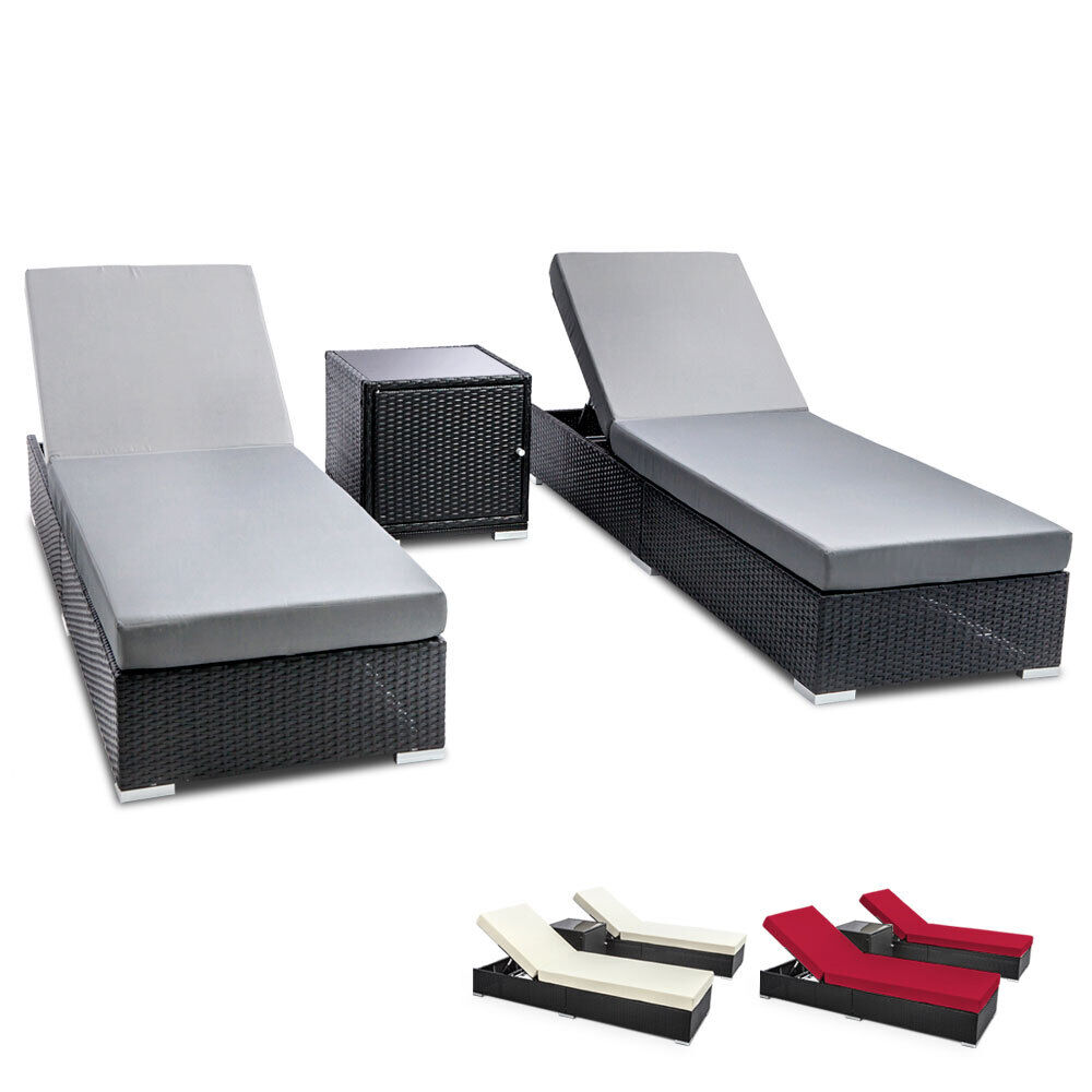 Sun Lounge Outdoor Furniture Day Bed Wicker Rattan Garden Sofa Sun Lounge Outdoor Furniture Day Bed Wicker Rattan Garden Sofa