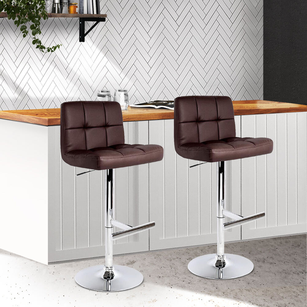 PU Leather Gas Lift Bar Stools PU Leather Gas Lift Bar Stools
