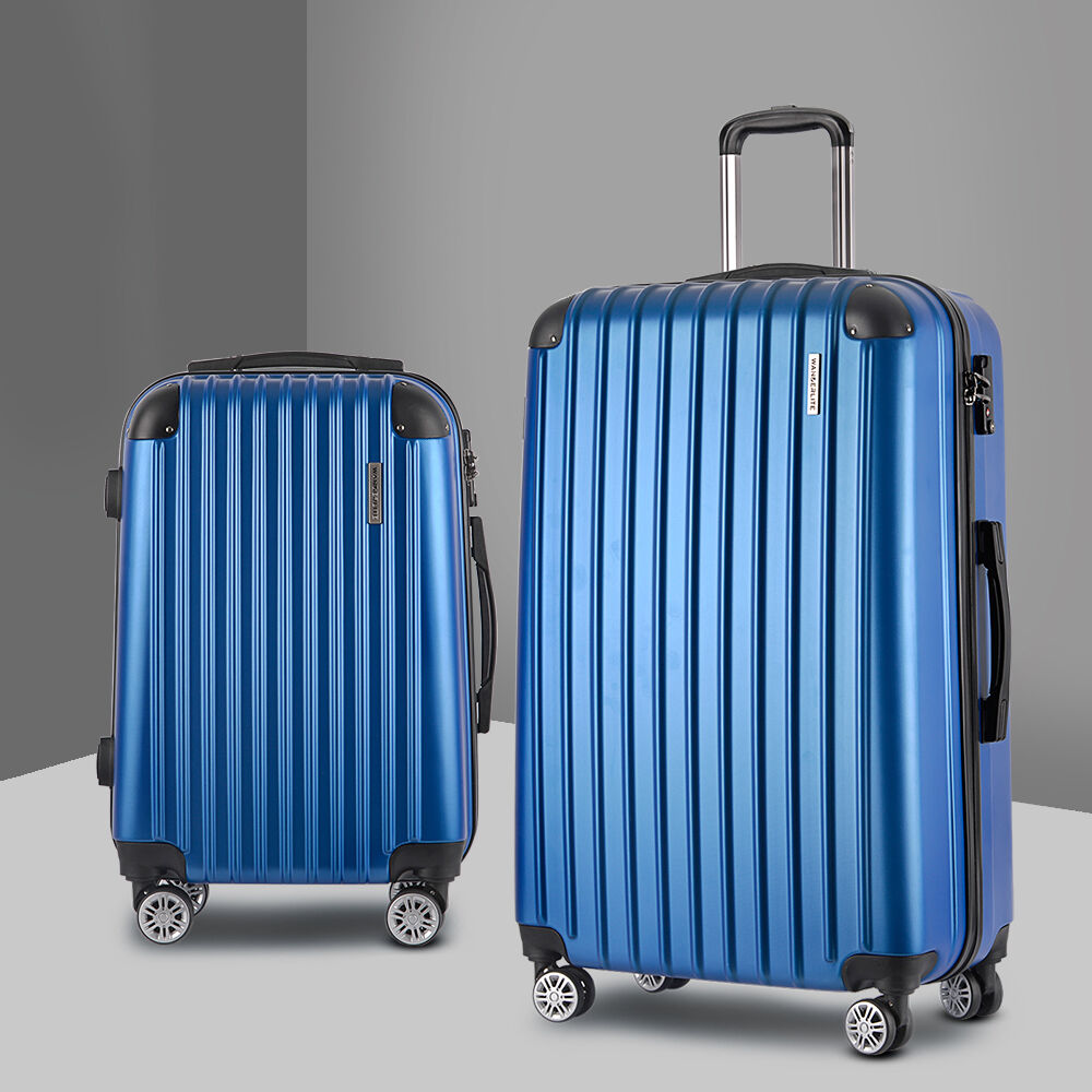 2pc Luggage Trolley Suitcase Sets Travel TSA Hard Case 2pc Luggage Trolley Suitcase Sets Travel TSA Hard Case