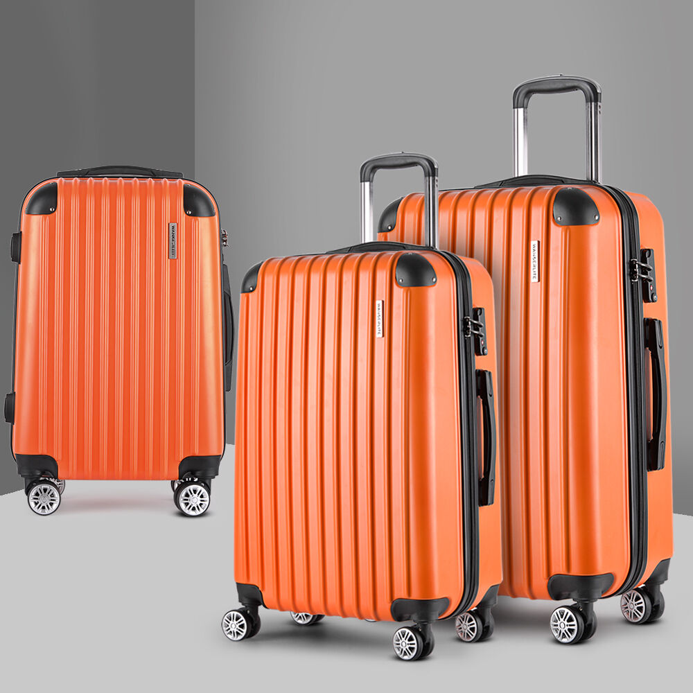 3pc Luggage Sets Trolley Travel Suitcases TSA Hard Case 3pc Luggage Sets Trolley Travel Suitcases TSA Hard Case