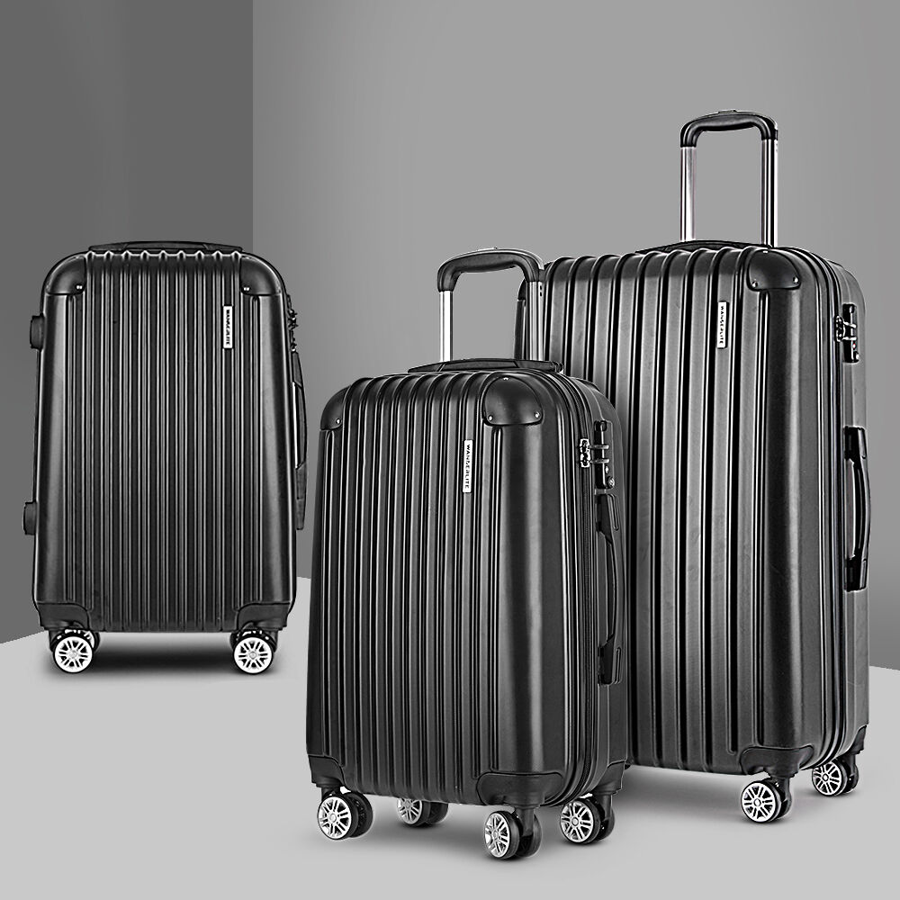3pcs Luggage Set Travel Suitcase Storage Organiser TSA lock 3pcs Luggage Set Travel Suitcase Storage Organiser TSA lock