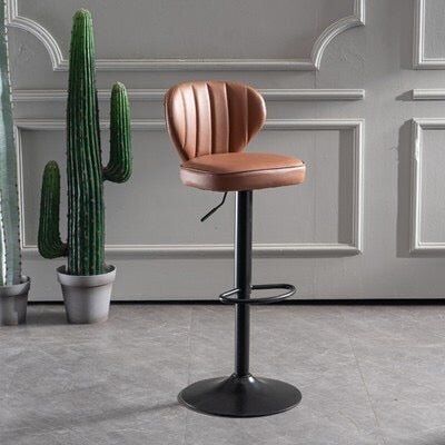 Bar Stools Kitchen Bar Stool Leather Barstools Swivel Gas Lift Counter Chairs x2 BS8405 Bar Stools Kitchen Bar Stool Leather Barstools Swivel Gas Lift Counter Chairs x2 BS8405