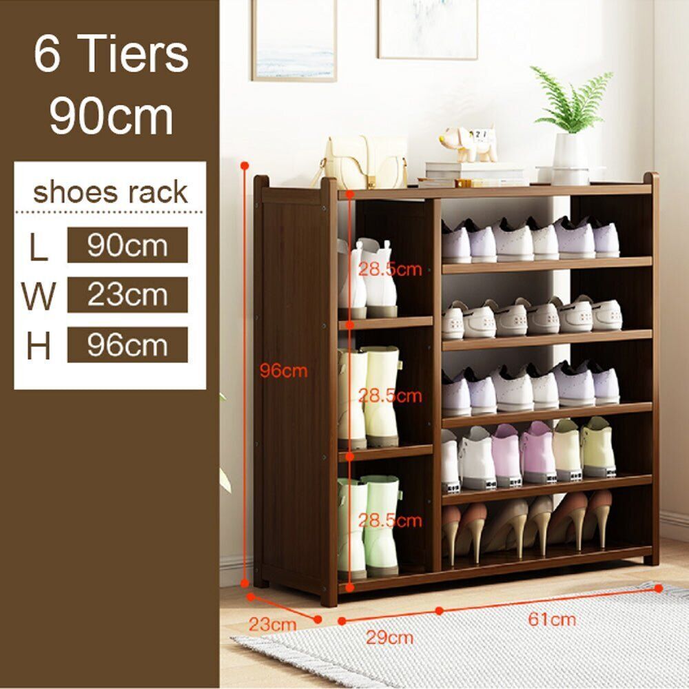Tower Bamboo Wooden Shoe Rack Boot Shelf Stand Storage Organizer Tower Bamboo Wooden Shoe Rack Boot Shelf Stand Storage Organizer