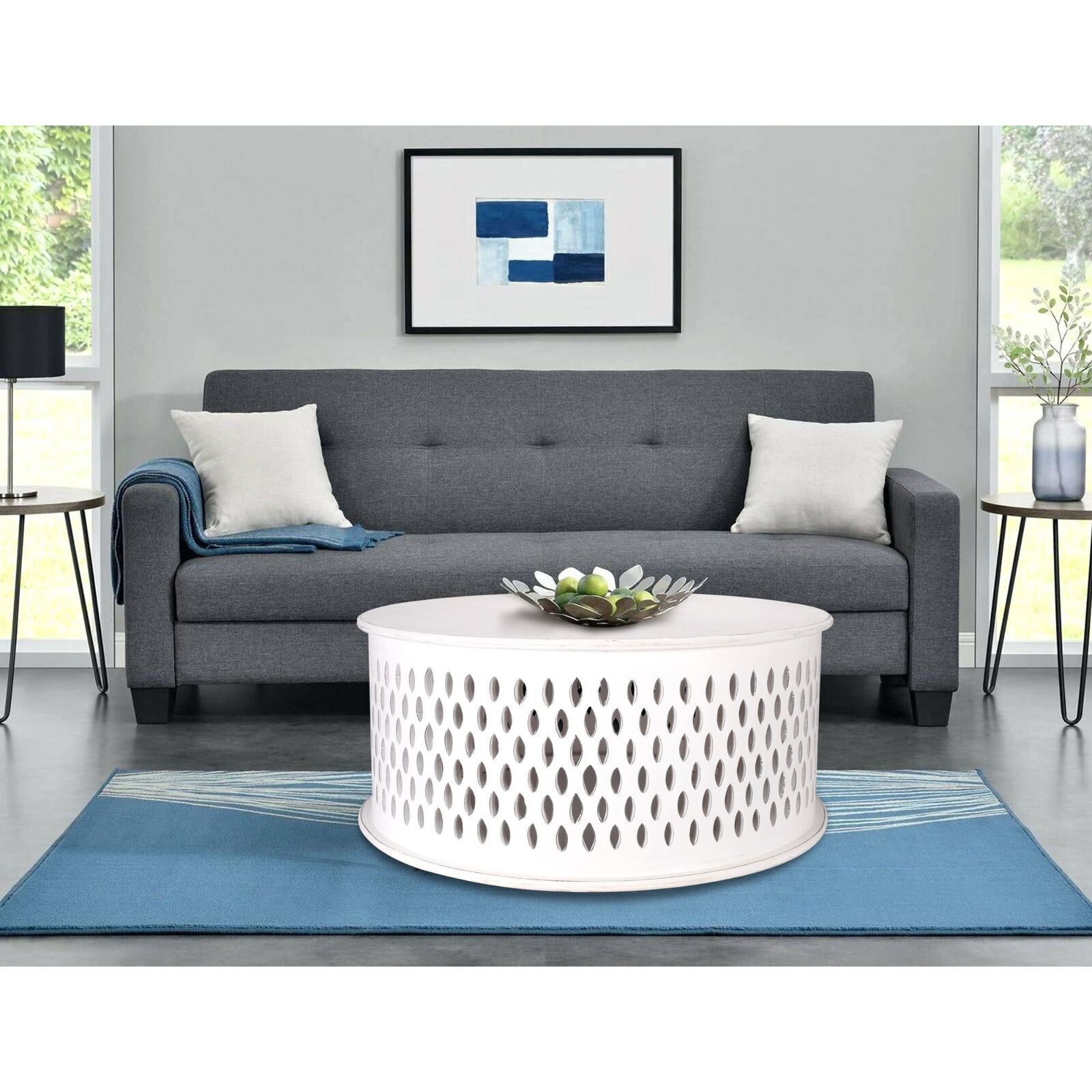 Swampscott Wooden Round 80cm Coffee Table Swampscott Wooden Round 80cm Coffee Table