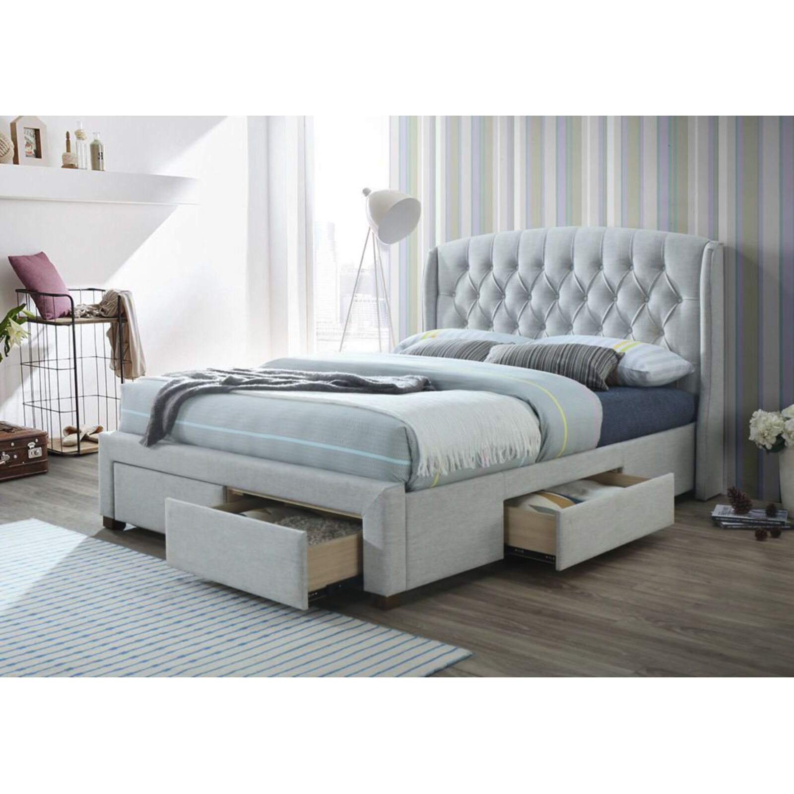 Arbutus Bed Frame Timber Mattress Base With Storage Drawers Arbutus Bed Frame Timber Mattress Base With Storage Drawers
