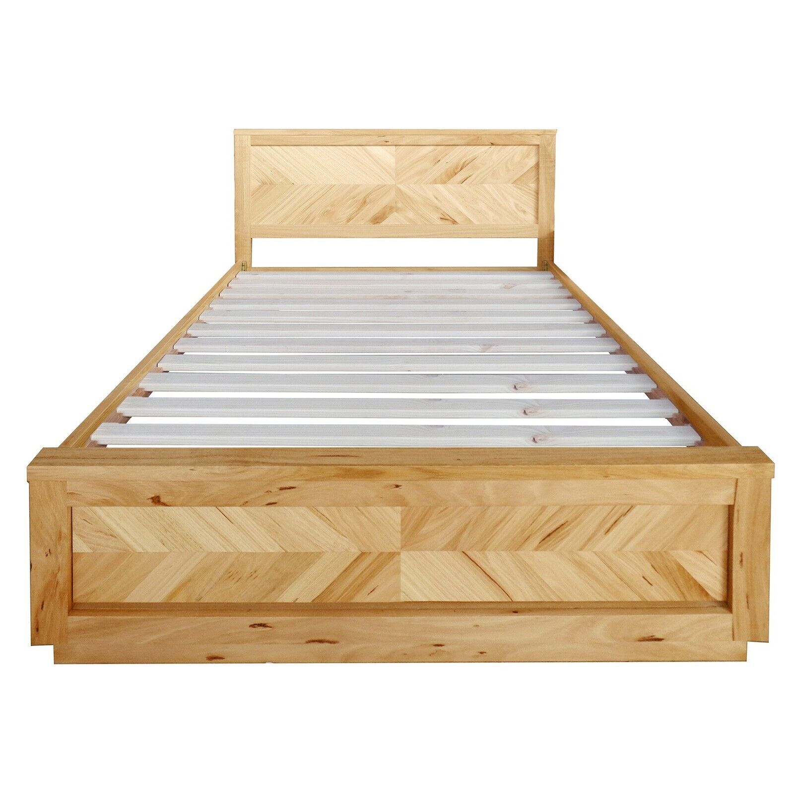 Rudall Bed Parquet Solid Messmate Timber Wood Frame Mattress Base Rudall Bed Parquet Solid Messmate Timber Wood Frame Mattress Base