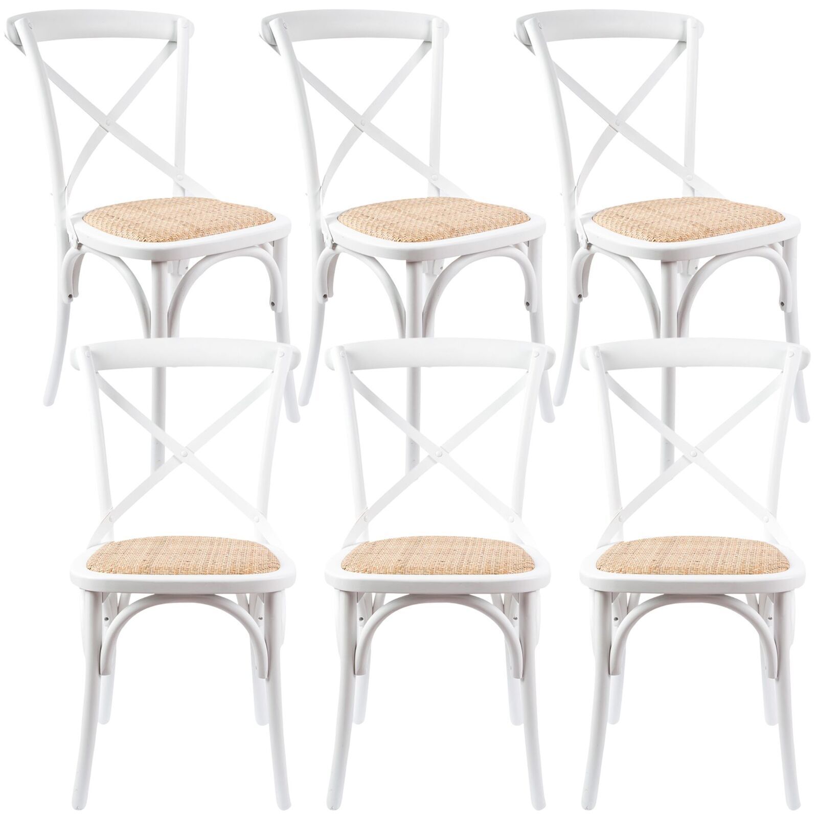 Aster Crossback Dining Chair Solid Birch Timber Wood Ratan Seat Aster Crossback Dining Chair Solid Birch Timber Wood Ratan Seat
