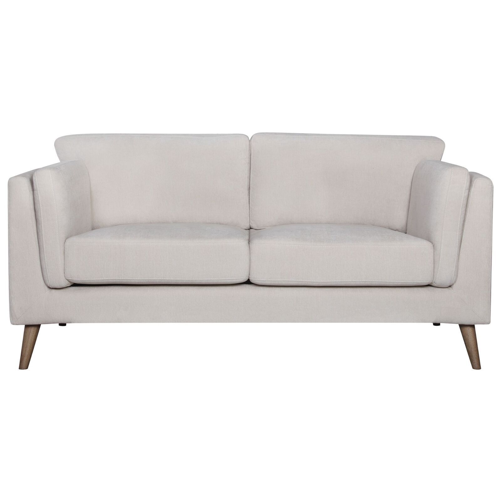 Herkimer Sofa Fabric Uplholstered Lounge Couch - Stone Herkimer Sofa Fabric Uplholstered Lounge Couch - Stone