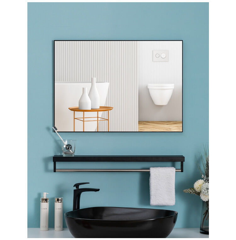 40x50cm Rectangle Wall Bathroom Mirror Bathroom Holder Vanity Mirror Corner Decorative Mirrors 40x50cm Rectangle Wall Bathroom Mirror Bathroom Holder Vanity Mirror Corner Decorative Mirrors