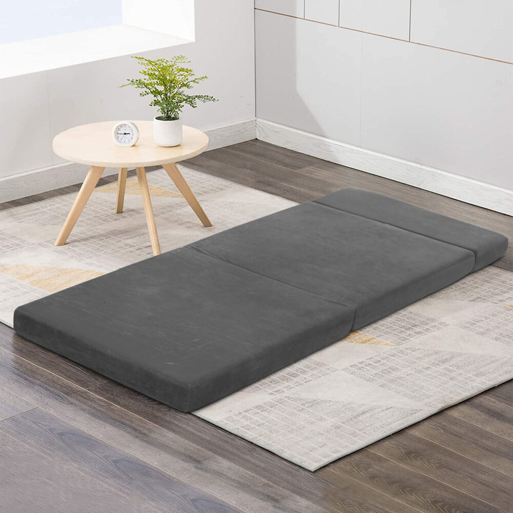 Barrington Bedding Folding Foam Mattress Portable Bed Mat Velvet Barrington Bedding Folding Foam Mattress Portable Bed Mat Velvet