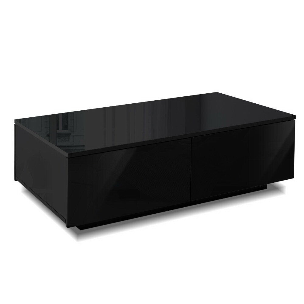 Modern Coffee Table 4 Storage Drawers High Gloss Living Room Furniture Modern Coffee Table 4 Storage Drawers High Gloss Living Room Furniture
