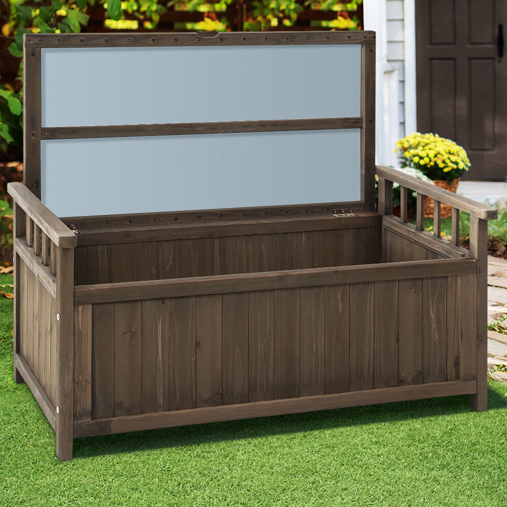 Outdoor Storage Box Wooden Garden Bench Chest Toy Tool Sheds Furniture Outdoor Storage Box Wooden Garden Bench Chest Toy Tool Sheds Furniture