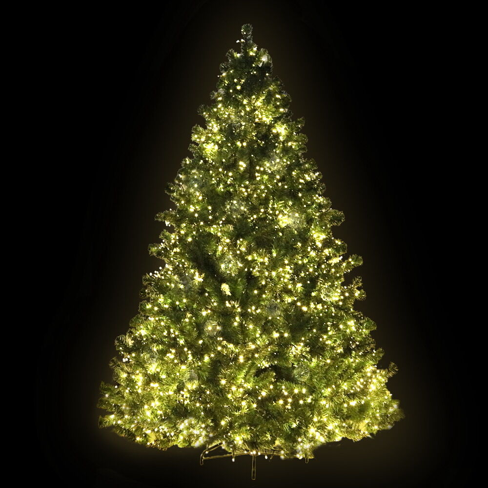 Jingle Jollys Christmas Tree Xmas Tree with LED Lights Warm White Jingle Jollys Christmas Tree Xmas Tree with LED Lights Warm White