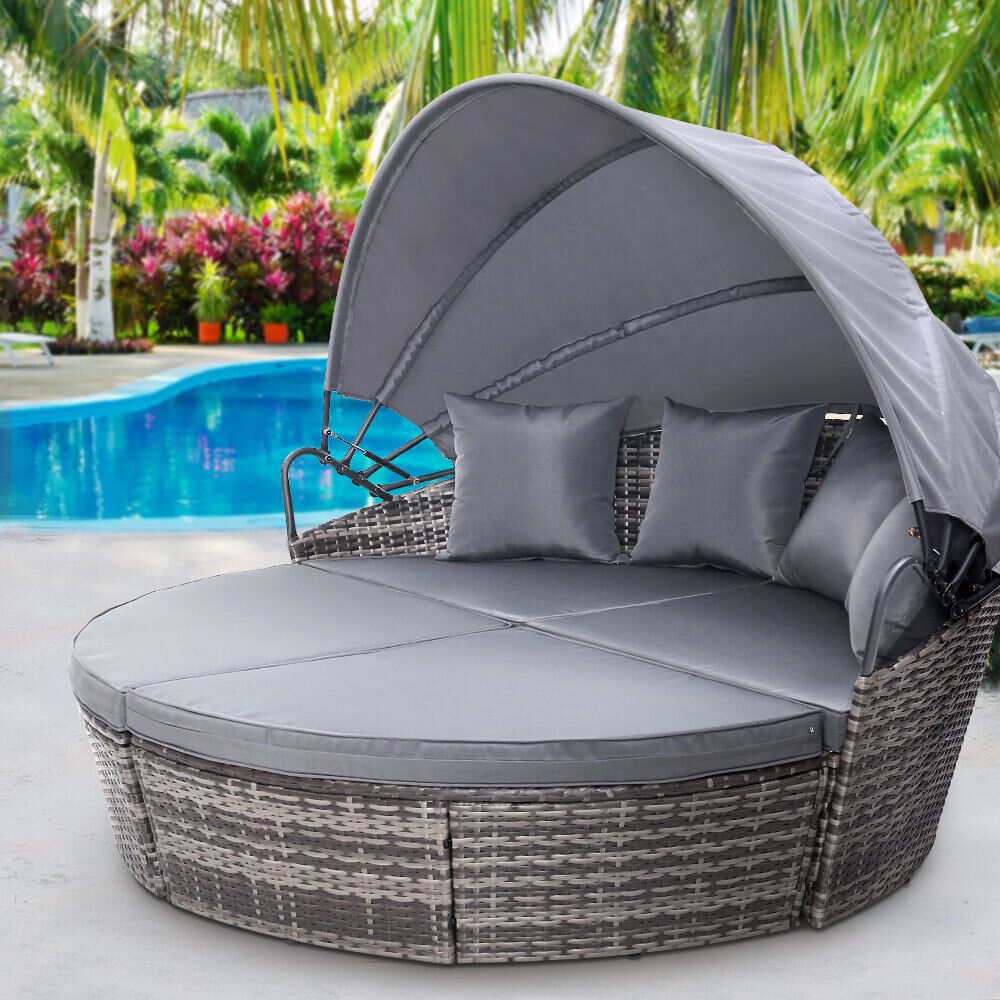 Outdoor Lounge Setting Patio Furniture Sofa Wicker Garden Rattan Set Day Bed Outdoor Lounge Setting Patio Furniture Sofa Wicker Garden Rattan Set Day Bed