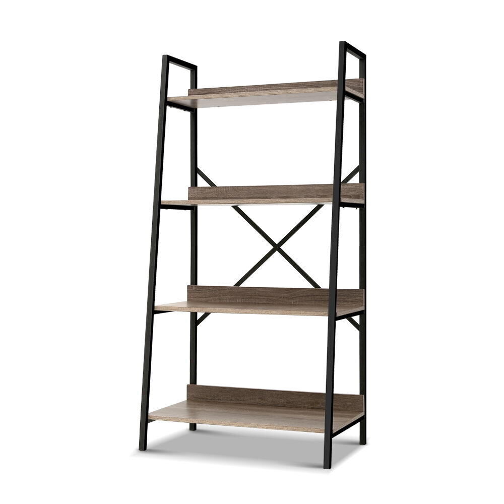 Bookshelf Metal Bookcase Bookshelves Oak Book Shelf Display Storage Bookshelf Metal Bookcase Bookshelves Oak Book Shelf Display Storage