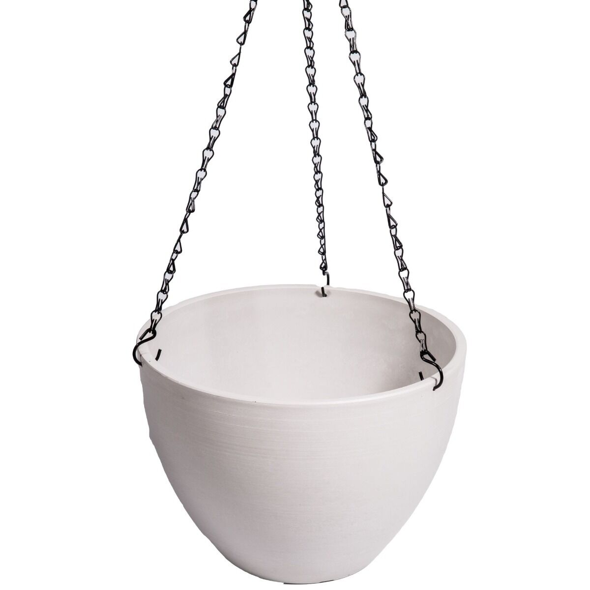 Hanging Plastic Pot with Chain 30cm Hanging Plastic Pot with Chain 30cm