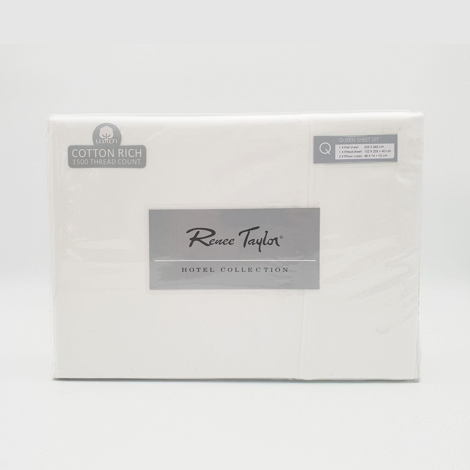 1500 Thread Count Pure Soft Cotton Blend Flat & Fitted Sheet Set 1500 Thread Count Pure Soft Cotton Blend Flat & Fitted Sheet Set