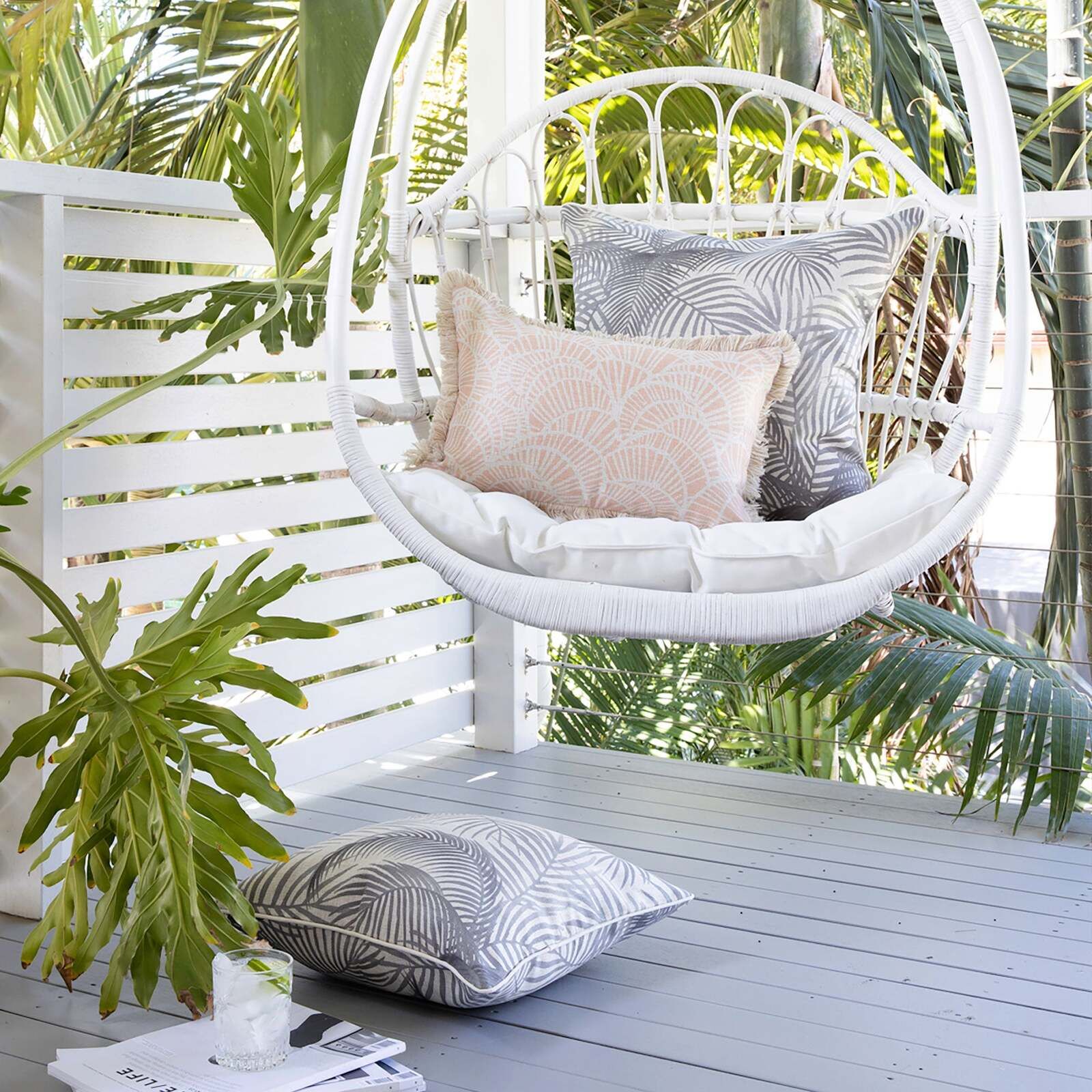 Cushion Cover-With Piping-Seminyak Smoke Cushion Cover-With Piping-Seminyak Smoke