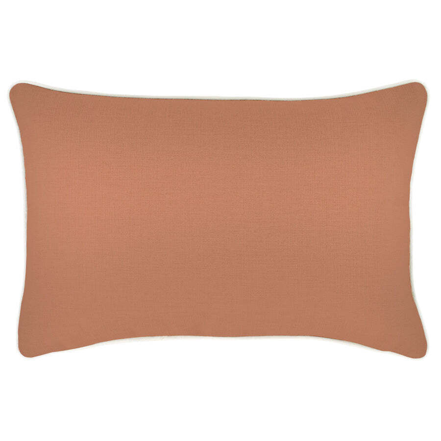 Cushion Cover-With Piping-Solid-Clay Cushion Cover-With Piping-Solid-Clay