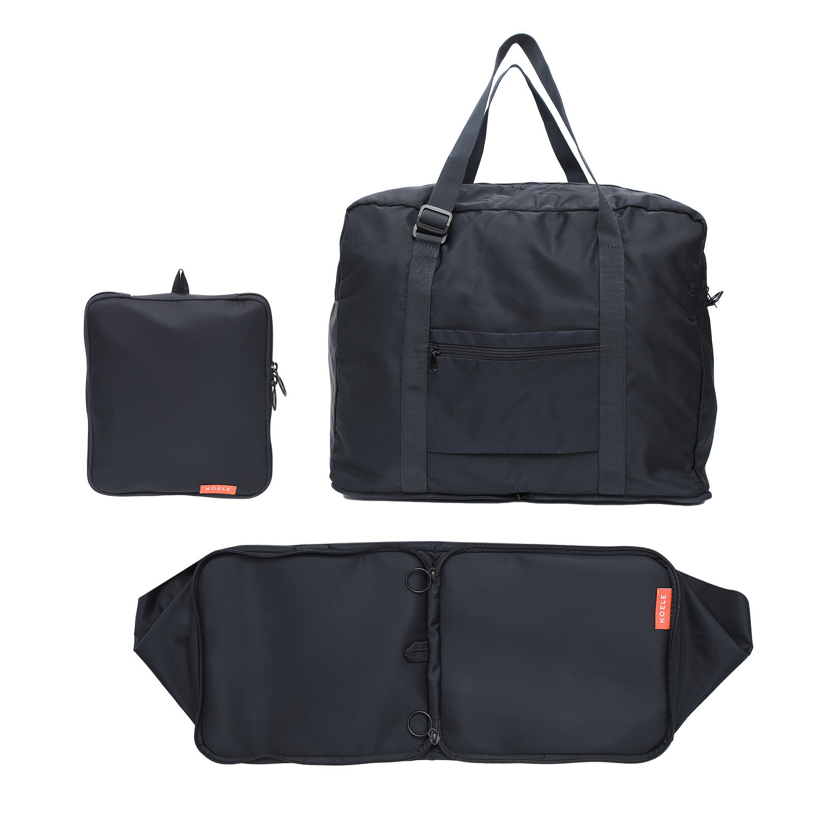 KOELE Shopper Bag Travel Duffle Bag Foldable Laptop Luggage KO-BOSTON KOELE Shopper Bag Travel Duffle Bag Foldable Laptop Luggage KO-BOSTON