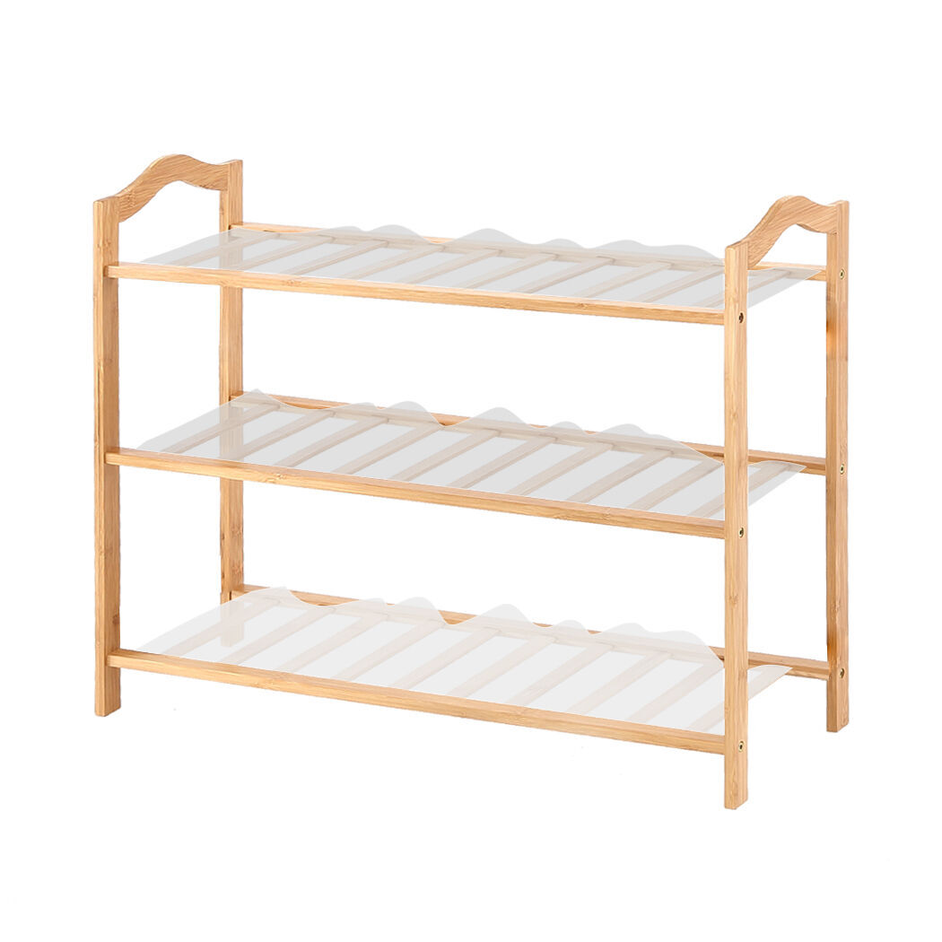 Bamboo Shoe Rack Storage Wooden - Model-2F02F4 Bamboo Shoe Rack Storage Wooden - Model-2F02F4