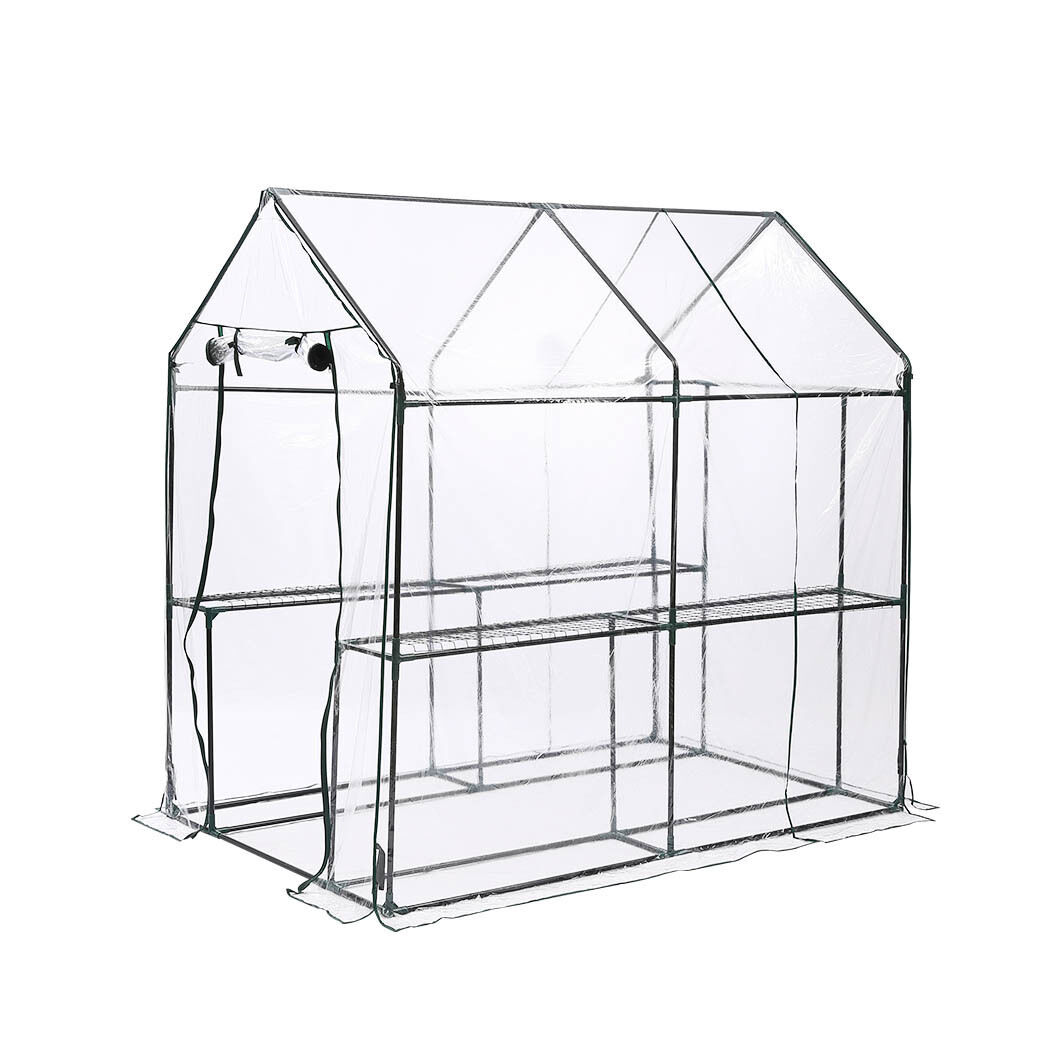 Walk In Greenhouse Garden Shed PVC Cover Film Tunnel Green House Plant Walk In Greenhouse Garden Shed PVC Cover Film Tunnel Green House Plant