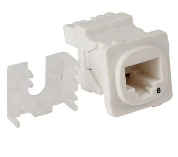 Australian Style Cat 6 RJ45 Jack. Universal Termination. 50 pack Australian Style Cat 6 RJ45 Jack. Universal Termination. 50 pack