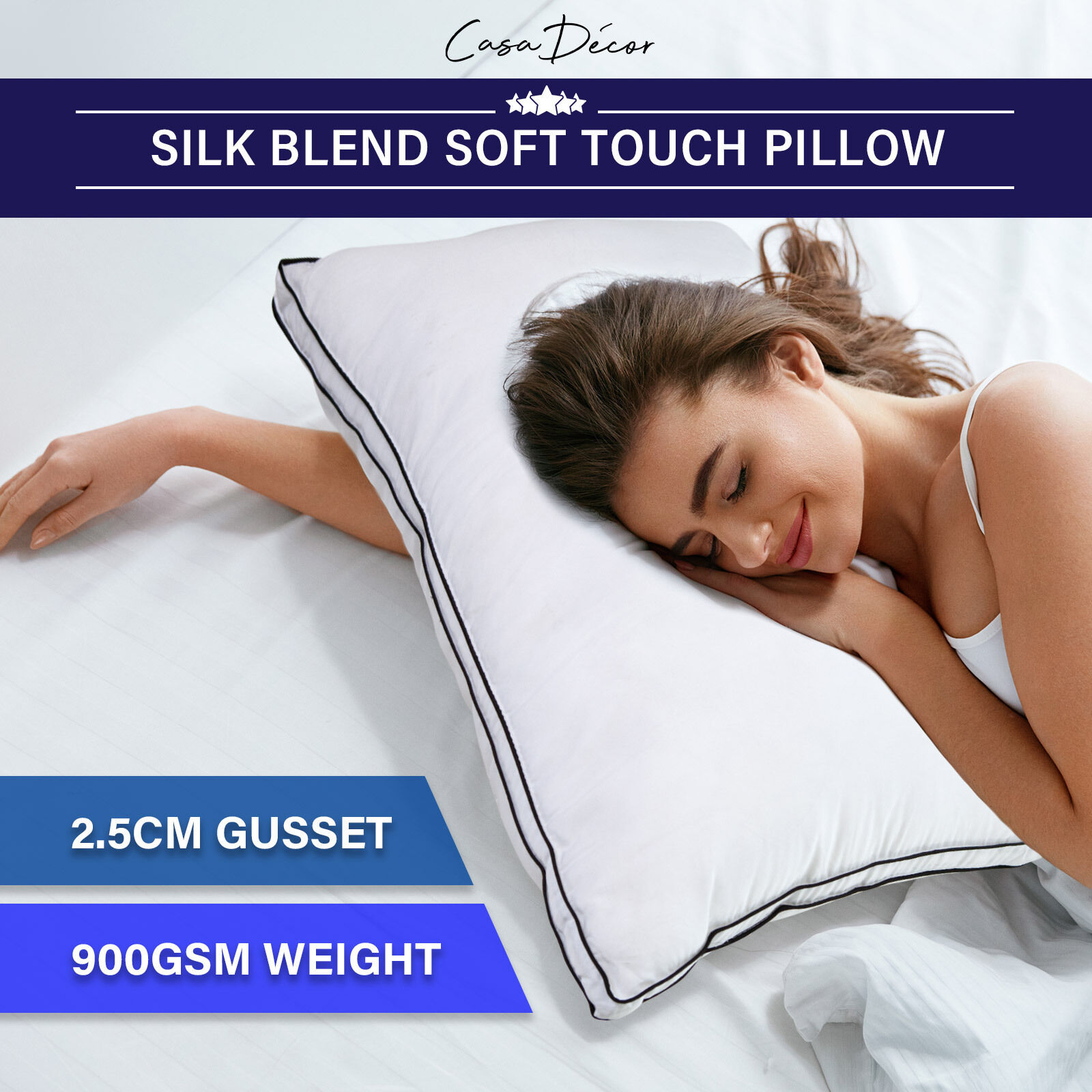Casa Decor Silk Blend Pillow Casa Decor Silk Blend Pillow