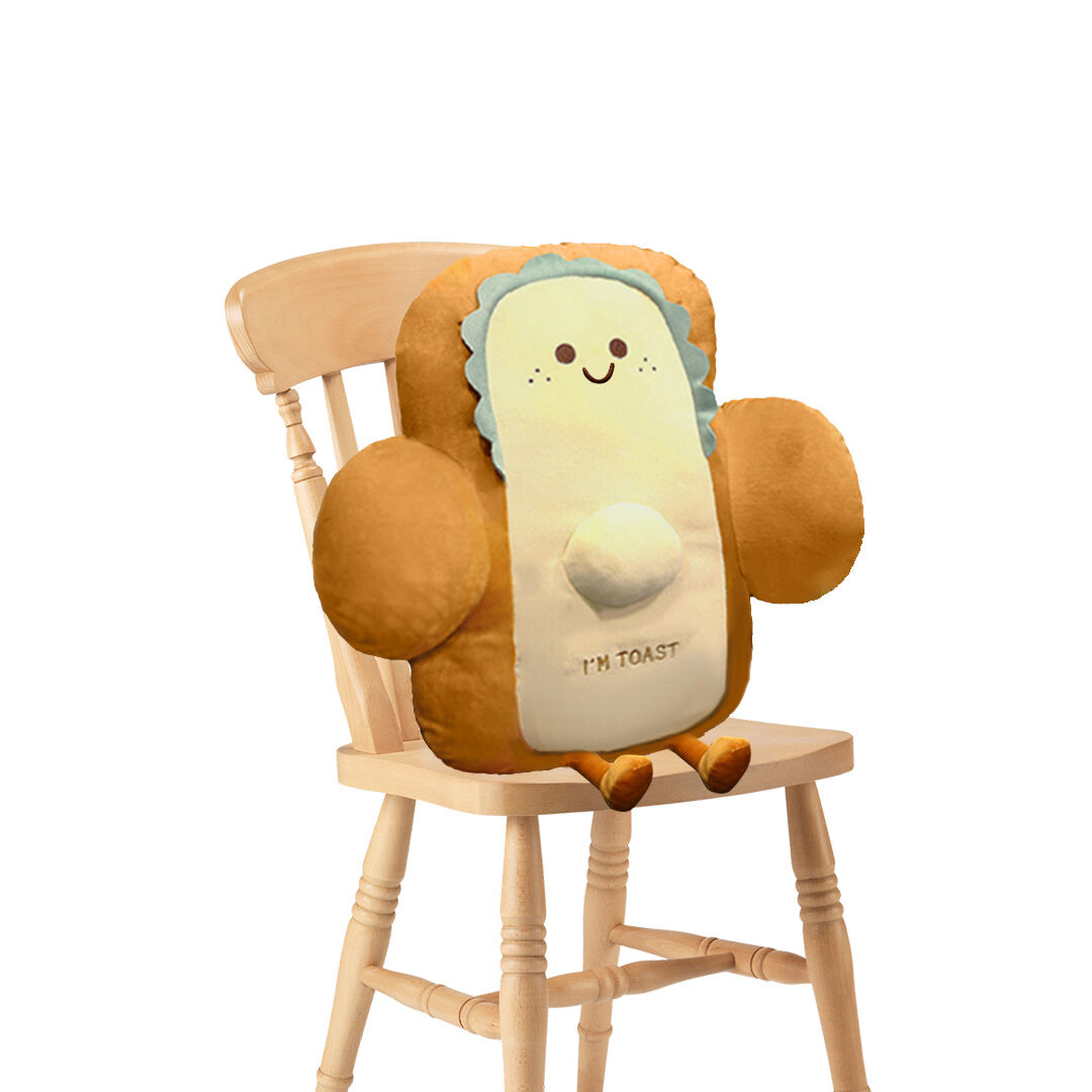 58cm Cute Face Toast Bread Cushion Stuffed Car Seat Plush Cartoon Back Support Pillow Home Decor 58cm Cute Face Toast Bread Cushion Stuffed Car Seat Plush Cartoon Back Support Pillow Home Decor