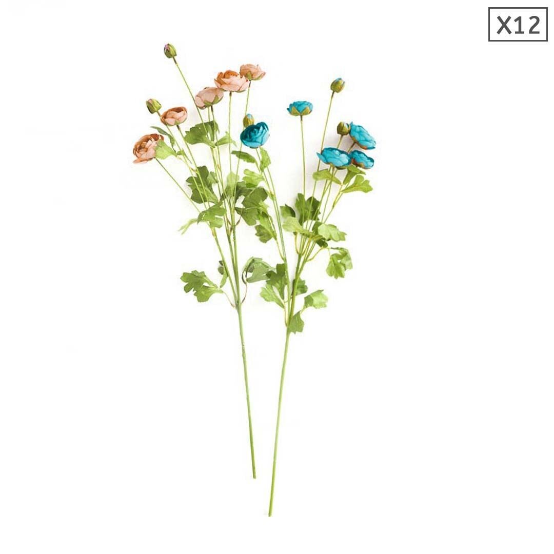 12pcs Artificial Silk Flower Fake Rose Bouquet Table Decor 12pcs Artificial Silk Flower Fake Rose Bouquet Table Decor