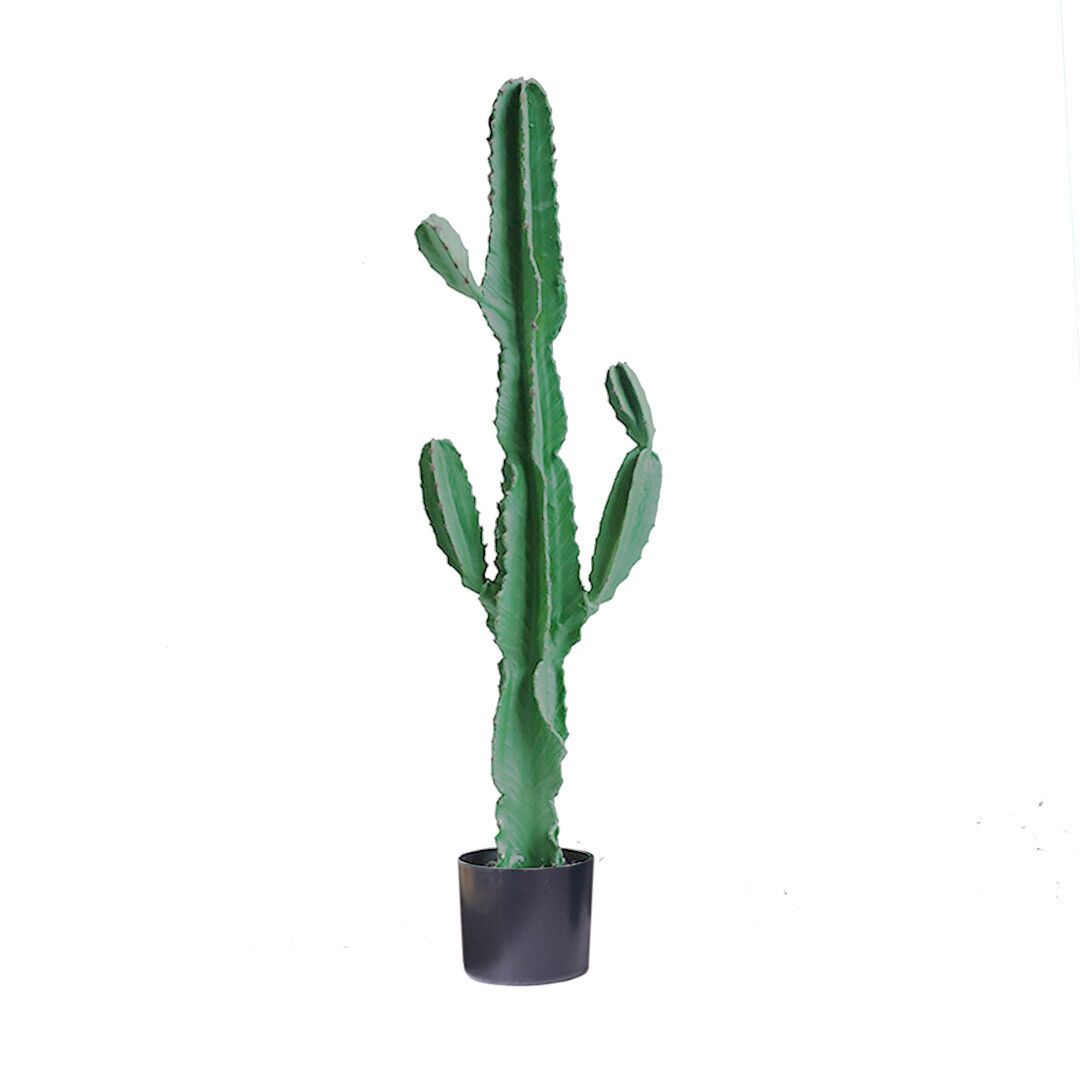 Green Artificial Indoor Cactus Tree Fake Plant Simulation Decorative 6 Heads Green Artificial Indoor Cactus Tree Fake Plant Simulation Decorative 6 Heads