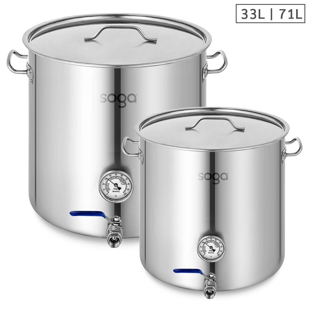 Stainless Steel Brewery Pot With Beer Valve Stainless Steel Brewery Pot With Beer Valve