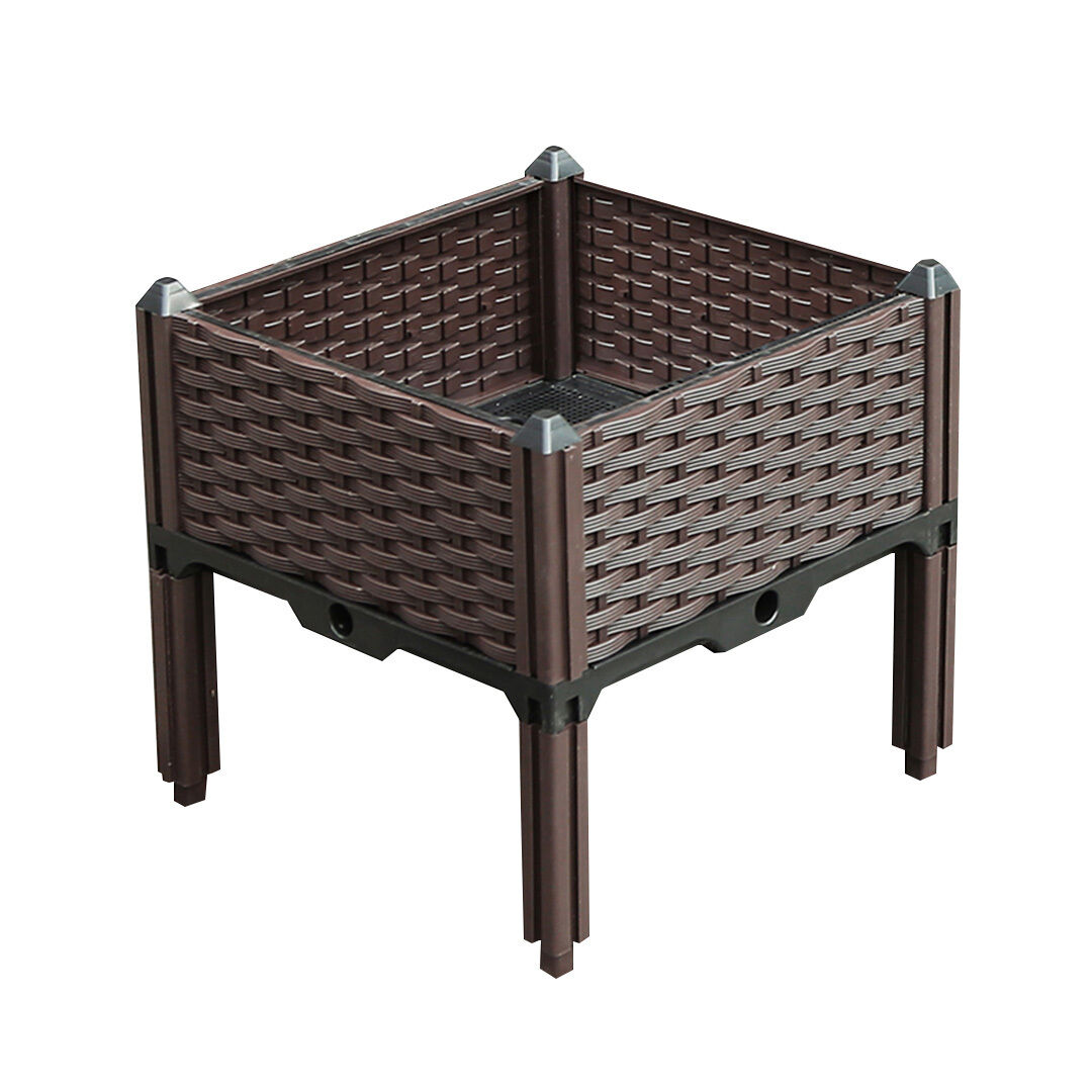 Raised Planter Box Vegetable Herb Flower Outdoor Plastic Plants Garden Bed with Legs Raised Planter Box Vegetable Herb Flower Outdoor Plastic Plants Garden Bed with Legs
