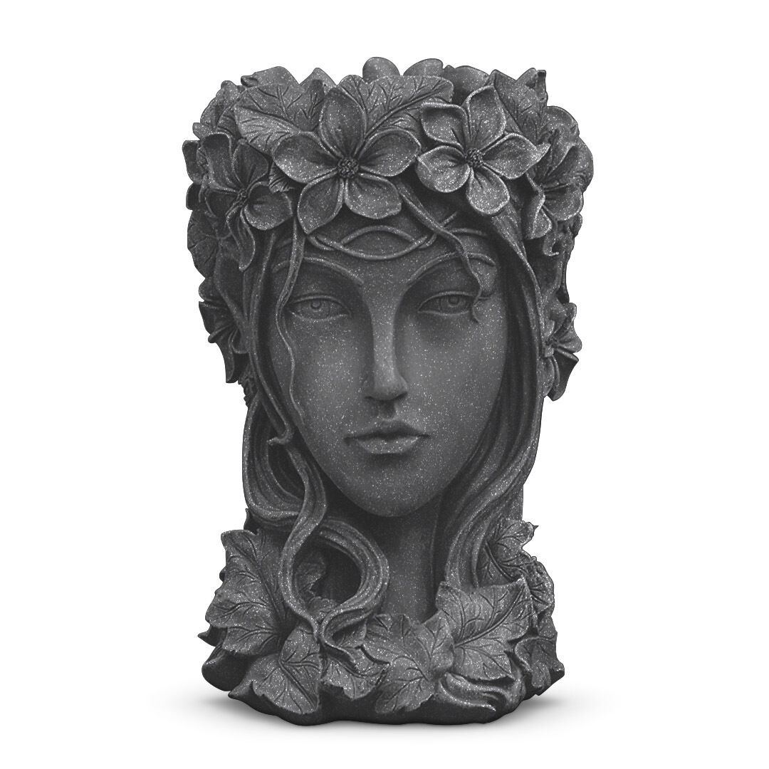 Resin Creative Goddess Head Statue Planter Bonsai Flower Succulent Pot Decor Resin Creative Goddess Head Statue Planter Bonsai Flower Succulent Pot Decor